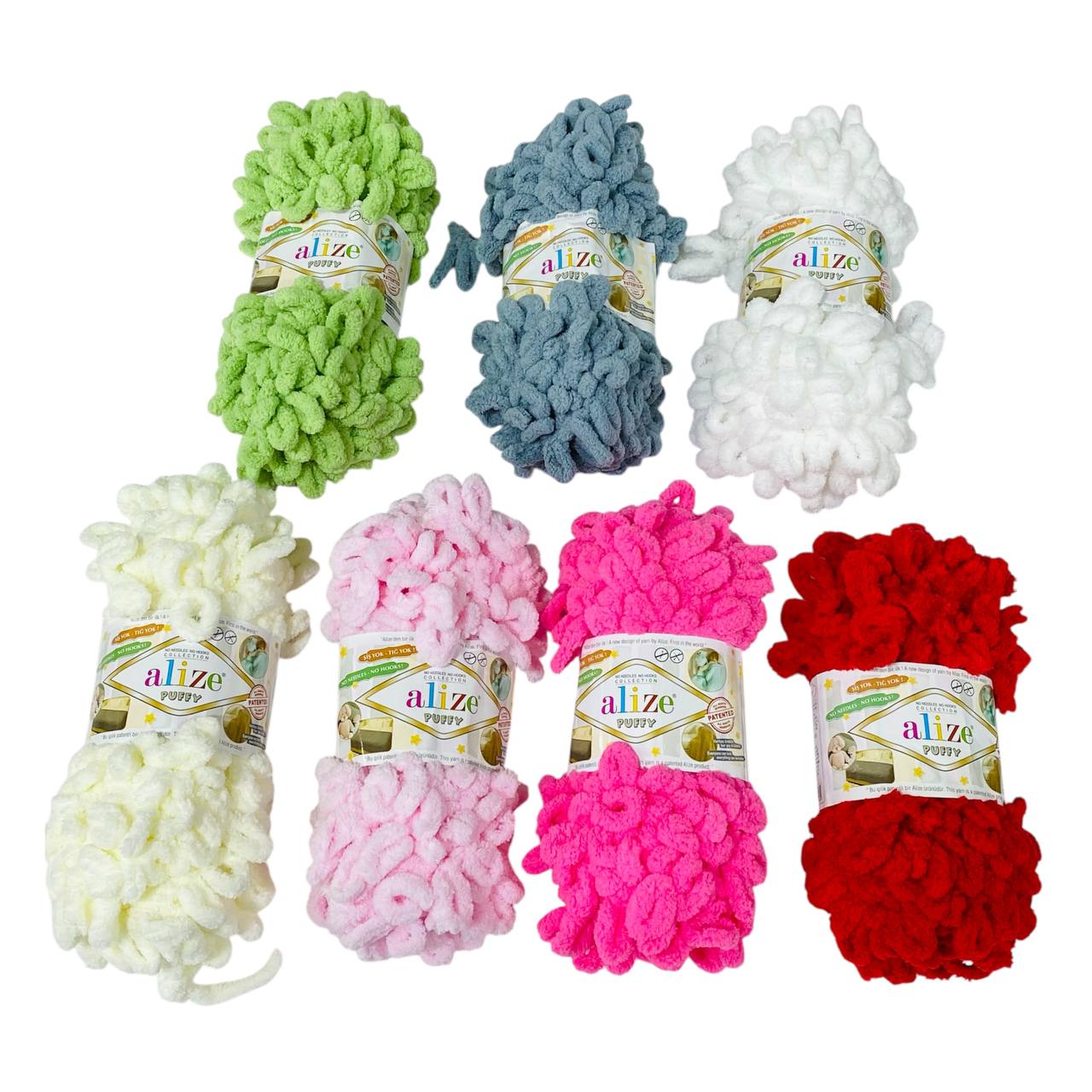 photo_7_2025-01-08_22-14-00 خيوط اليز بوفي الناعمة لصنع البطانية والشال والملابس - 9 متر - 100 جرام - الصورة 1