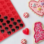 قالب سيلكون بشكل قلب صغير لصنع البخور المستكة وفواحات الشمع العطرية 150 تجويف WFHM77