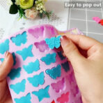 قالب سيلكون بشكل فراشات متعدد الاستخدمات بيه 72 تجويف WFHM77