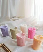 ⁦قالب علي شكل شمعة لعمل الديكور شمعدان وتوزيعات الهدايا WFHM77⁩ - الصورة ⁦2⁩