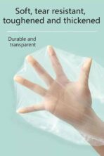 ⁦غطاء نايلو 200 غطاء لحفظ الطعام مثالي لتخزين الفواكه والخضروات واللحوم⁩ - الصورة ⁦4⁩