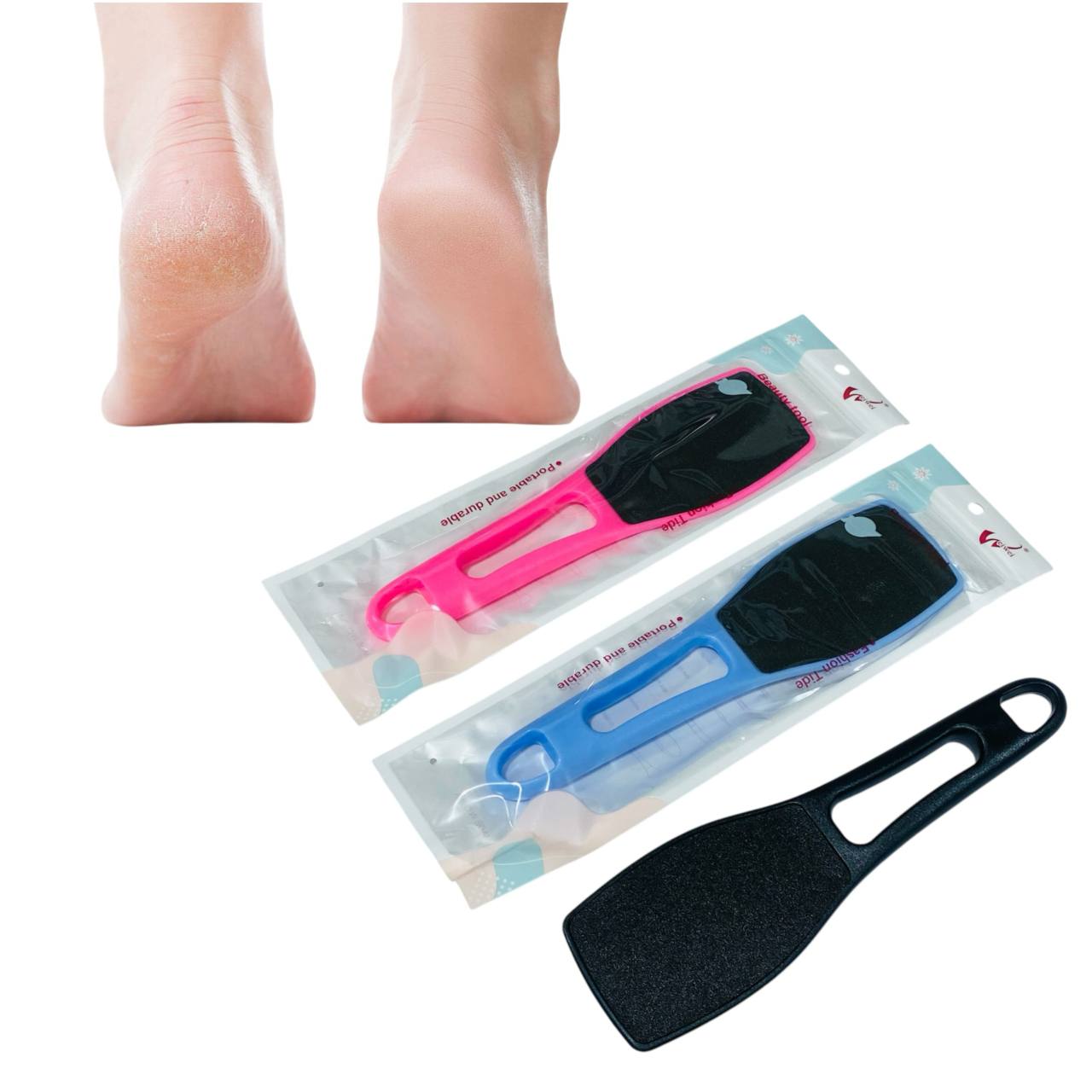 photo_1_2025-02-21_16-09-34 مبرد تنعيم وجهين عريض للعناية بالقدمين والمرفق مناسب لتنعيم سريع - الصورة 1