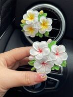 ⁦قالب سيليكون تصميم زهرة قطعه لصنع ديكور الحلويات والزينة والكيكات MA93⁩ - الصورة ⁦7⁩