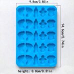 ⁦قالب سيليكون 25 فتحه حاجات بيبي عفسة رضاعه لبسة لهاية لصنع بخور مستكة MA93⁩ - الصورة ⁦3⁩