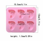 ⁦قالب عفسة البيبي حجم متوسط متعدد الاستعمالات لديكور حفلات البيبي WFHM77⁩ - الصورة ⁦2⁩