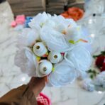 ⁦مجموعة باقة ورد صناعي مشكل 14 وردة للهدايا والمناسبات 3 الوان⁩ - الصورة ⁦6⁩