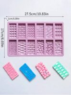 ⁦قالب صنع الشكلاطة 12 قطعه توزيعات الاطفال من الشوكلاتة والحلوى وديكور الكعك MA93⁩ - الصورة ⁦8⁩