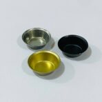 ⁦صفاي بخارة مقاس 4.5 سم 3 الوان مختلفة أسود / ذهبي / فضي WFHM77⁩ - الصورة ⁦4⁩