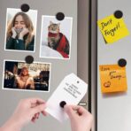 ⁦مجموعة اقراص مغناطيس دائرية لاصقة من الظهر 35 قرص متعدد الاستعمالات⁩ - الصورة ⁦2⁩