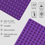 ⁦قالب سيليكون بشكل نجمه  MA93  لصنع مستكة البخور و والحلوى و الجيلي 112 تجويف⁩ - الصورة ⁦2⁩