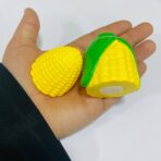 ⁦لعبة مطبخ تقطيع الفواكه و الخضروات مع طاجين ,القابلة لأعادة اللصق , 9 قطع⁩ - الصورة ⁦5⁩