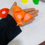 ⁦لعبة مطبخ تقطيع الفواكه و الخضروات مع طاجين ,القابلة لأعادة اللصق , 9 قطع⁩ - الصورة ⁦6⁩