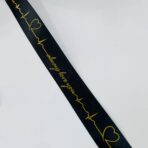 ⁦شريط تغليف وربط الهدايا والباقات دقات القلب بالذهبي وعبارة always love you  نسترو ساتان⁩ - الصورة ⁦5⁩