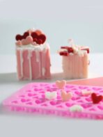 ⁦قالب سيليكون شكل قلب صغير و كبير 28 كبير ، 28 صغير لصنع الحلويات و بخور مستكه MA93⁩ - الصورة ⁦2⁩