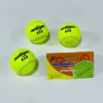 مجموعة كرة تنس ارضي 3 كرات باللون الفسفوري