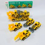 ⁦مجموعة ألعاب كواشيك وحفار 4 سيارات ، لعبة كاشيك صغير بلاستيك⁩ - الصورة ⁦6⁩