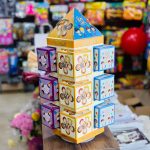 ستاند هرم دوار ترند توزيعات العيد 12 علبة ، خلوط عيد الفطر و الأضحى للأطفال