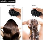 فرشة تدليك وتنظيف فروة الشعر وتحفيز الدورة الدموية سيليكون