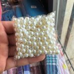 ⁦كيس خرز مغلق لامع دائري مقاس 8 ملم لصنع الاكسسوارات والاعمال الحرفية - 50 قرام⁩ - الصورة ⁦5⁩