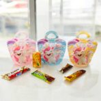 دستة شنطة توزيعات يونيكورن بنوتات 12 حقيبة ، توزيعات عيديات للبنوتات خلوط