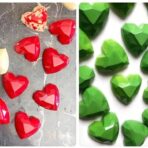 ⁦قالب اكريليك فاخر شكل قلوب ثلاثي الابعاد لصنع الشوكلاته 21 قلب مناسب لتوزيعات الافراح⁩ - الصورة ⁦3⁩