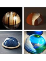 ⁦قالب شكلاطة فاخر اكريليك 24 تجويف لصنع حلويات فاخرة لتوزيعات⁩ - الصورة ⁦2⁩