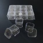 دستة علب اكريليك فاخرة متعددة الاستعمالات مناسبة لتوزيعات الافراح واصحاب المشاريع - 12 علبة