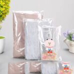 ⁦دستة اكياس تغليف لامعه مع لاصقة مناسبة لتغليف المنتجات الجديدة - 100 كيس⁩ - الصورة ⁦3⁩