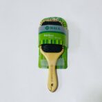 ⁦مشط مقبض خشبي لتصفيف الشعر من حلا ، خشبي كامل / اسود بلاستيك /  اسنان حديد⁩ - الصورة ⁦4⁩