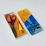 ⁦مقص ستانستيل قص مشرشر زاوية درجة اولى للورق المقوى والاشغال الحرفية واليدوية⁩ - الصورة ⁦7⁩