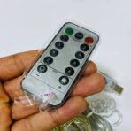 ⁦سرب ستارة اضاءة اصفر مع جهاز تحكم لزينة ديكور المنزل و رمضان⁩ - الصورة ⁦7⁩