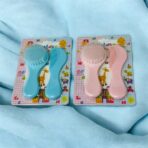 مجموعة 2 مشط للمواليد الأطفال ناعمات على فروة الرأس