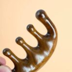 ⁦مشط تدليك الخشبي لتحفيز الدورة الدموية ، فروة الرأس وعضلات الجسم⁩ - الصورة ⁦3⁩