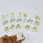 ⁦ستيكرات عيد الاضحى 24 ملصق لاصق تصاميم نعجه ، مناسب للعيديات⁩ - الصورة ⁦3⁩