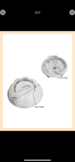 ⁦قالب سيلكون مبخرة زهرة اللوتس قطعتين WFHM77⁩ - الصورة ⁦2⁩