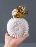 ⁦قالب مزهرية  زهرة عباد الشمس لصب الجبس WFHM77⁩ - الصورة ⁦3⁩