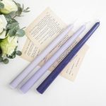 قالب شمعة من الاكريليك برأس دائري وعمودي طويل WFHM77