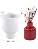 ⁦قالب سيلكون علي شكل إناء لديكور المنزلي WFHM77⁩ - الصورة ⁦3⁩