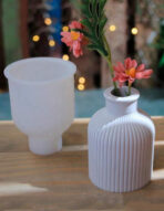 ⁦قالب سيلكون علي شكل إناء لديكور المنزلي WFHM77⁩ - الصورة ⁦2⁩