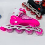 ⁦حذاء تزلج عجلات باتيناج مضيئة مقاس مناسب 38 إلى 43⁩ - الصورة ⁦5⁩