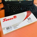 رزمة ظرف رسائل بني 50 ظرف مع شريط لاصق  90 جرام  من فنون