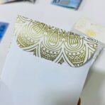 ⁦مجموعة ظرف عيدية النقود 10 قطع ، تصميم راقي كتابة العيد⁩ - الصورة ⁦5⁩