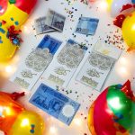 مجموعة ظرف عيدية النقود 10 قطع ، تصميم راقي كتابة العيد