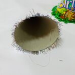 ⁦قبعة عيد ميلاد كرتون Happy Birthday مع زينة لامعه ، حجم متوسط⁩ - الصورة ⁦4⁩