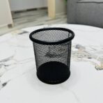 ⁦حاملة أدوات مكتبية شبكية معدنية أنيقة ،لترتيب أدواتك المكتبية من اقلام رصاص⁩ - الصورة ⁦2⁩