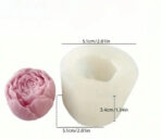 ⁦قالب سيلكون وردة بنفخة لصنع باقات الشموع وشكولاتة WFHM77⁩ - الصورة ⁦4⁩