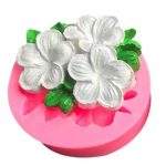 قالب سيلكون زهرة البلوميريا متعدد الاستخدام WFHM77h