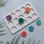 قالب سيلكون مستدير ب15 تجويف متعدد الاستخدامات WFHM77