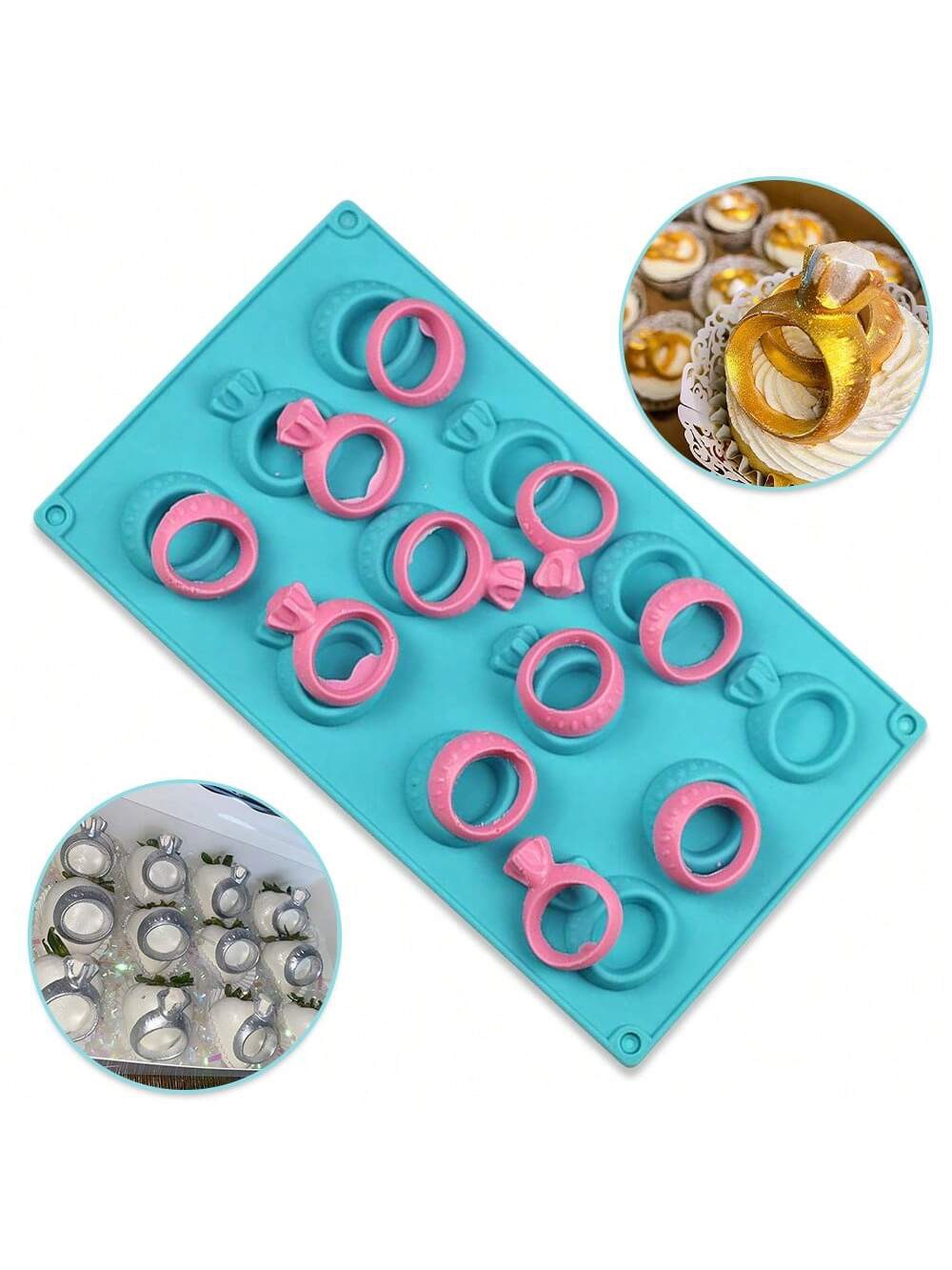 IMG_5969 قالب سيلكون بشكل خاتم خطوبة وزفاف WFHM77 - الصورة 1