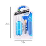 ⁦مجموعة تنظيف وتلميع الاجهزة الالكترونية والشاشات بخاخ وفرشاة وفوطة⁩ - الصورة ⁦2⁩